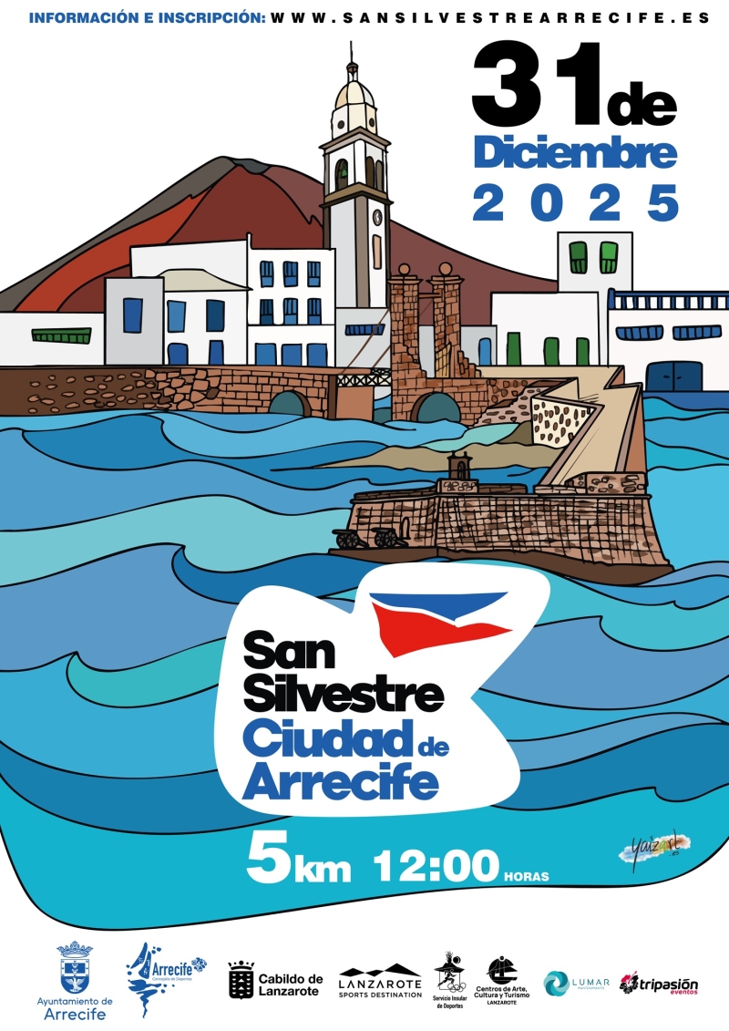 SAN SILVESTRE CIUDAD DE ARRECIFE 2025 - Inscríbete